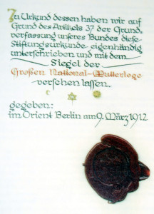 Stiftungsurkunde 5